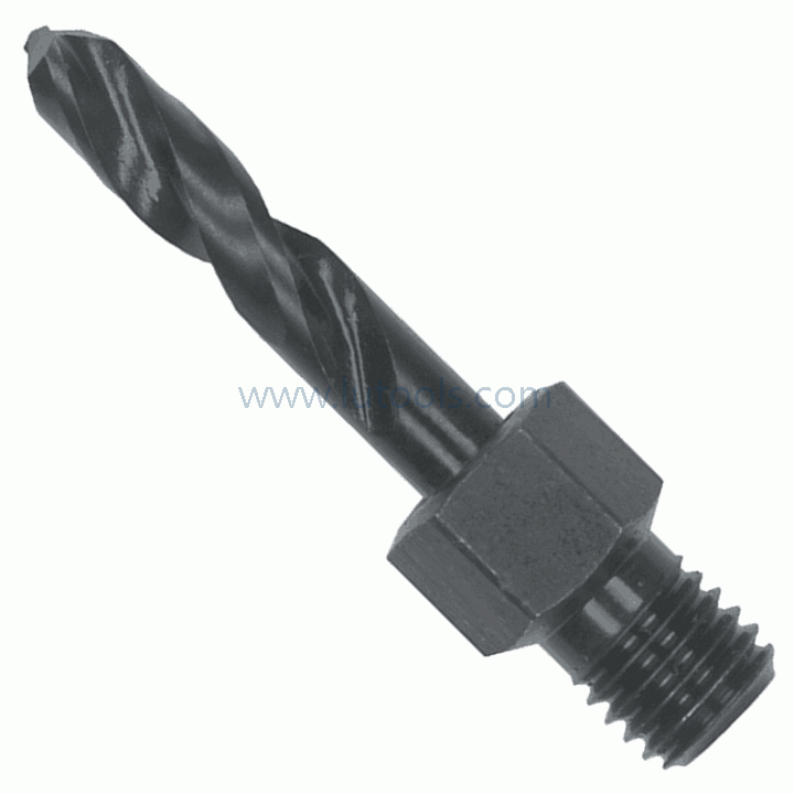 Broca HSS con vástago hexagonal roscado