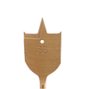 Broca de pala de madera plana de tres puntos con mango hexagonal de cambio rápido recubierto de titanio con ranura de corte