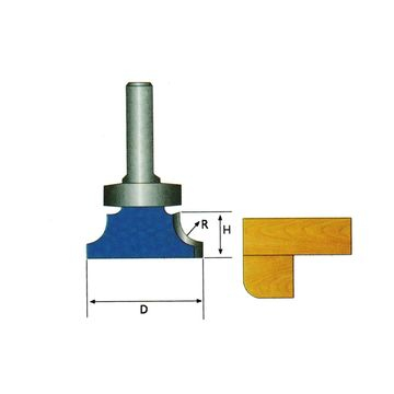 Plantilla de patrón Trim Router Bit Shank Cortador de carpintería Tenon Cutter para herramienta de carpintería (5)