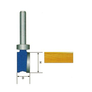 Plantilla de patrón Trim Router Bit Shank Cortador de carpintería Cortador de espigas para herramienta de carpintería
