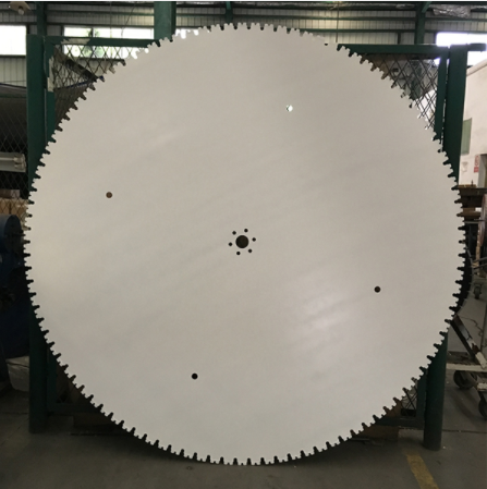 Hoja de sierra de pared de diamante soldada con láser de 2000 mm con uso