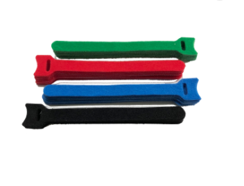 Atadura de cables reutilizable automática flexible colorida del lazo del gancho del uno mismo que lleva